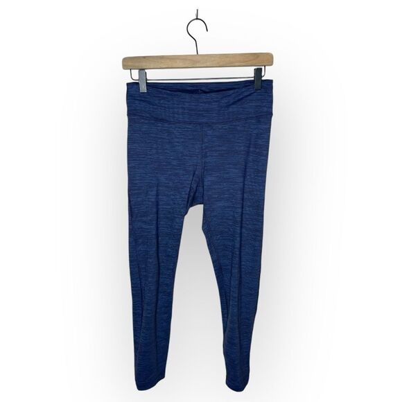 Outdoor Voices Blue Cropped Leggings Medium - Picture 1 of 3